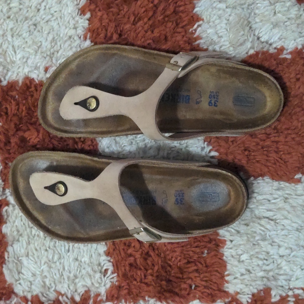 Birkenstock Tan Leather Sandals